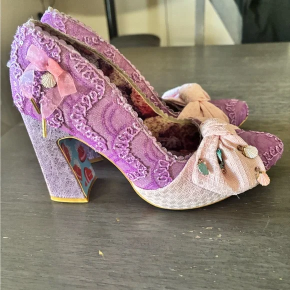 Irregular Choice Lavender and Blush Heels - Picture 5 of 10